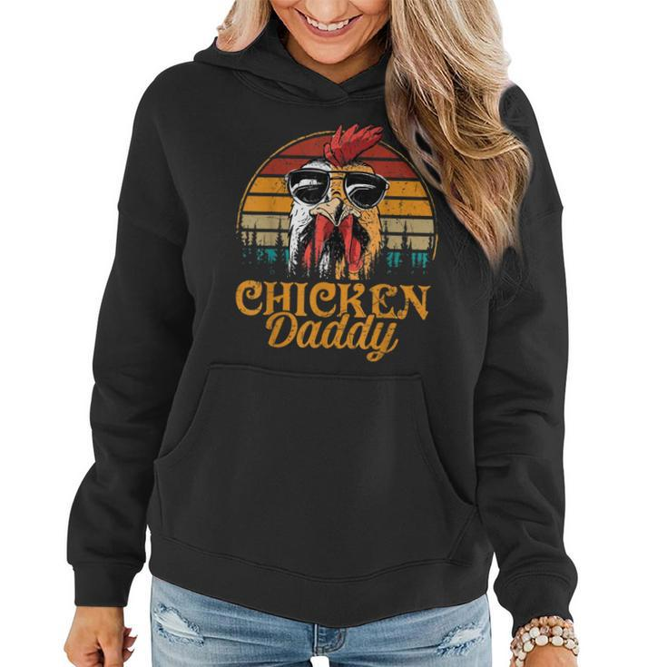 Mens Chicken Daddy Vintage Poultry Farmer Funny Fathers Day Mens  Women Hoodie