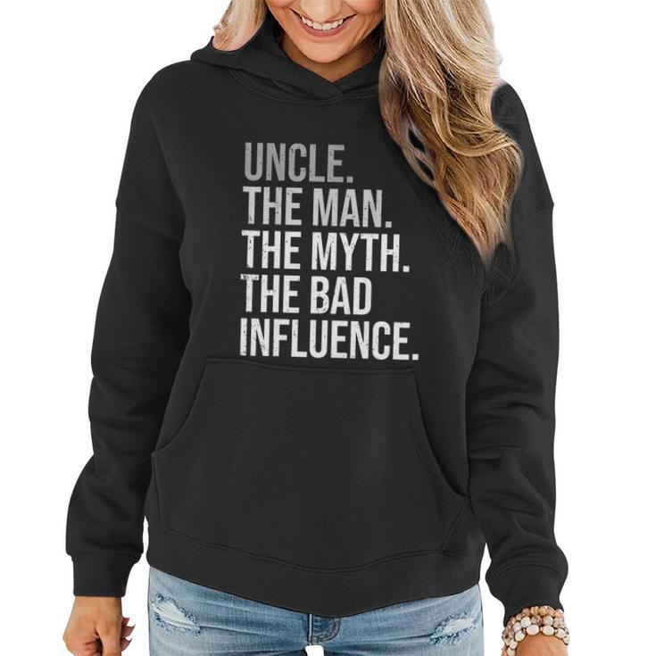 Mens Uncle The Man The Myth The Legend Fun Best Funny Uncle V2 Women Hoodie