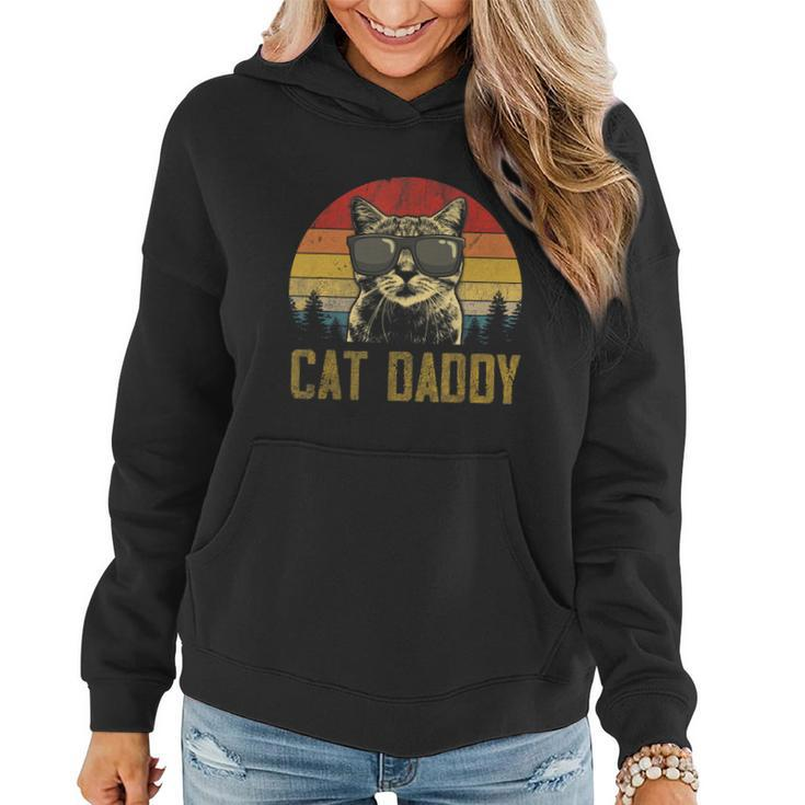Mens Vintage Cat Daddy Fathers Day Shirt Funny Cat Lover Tshirt Women Hoodie