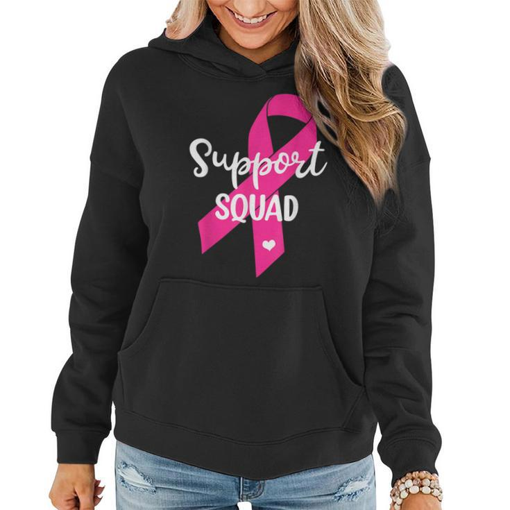 Mens Womens Kids Support Squad Breast Cancer - Support Squad  Women Hoodie