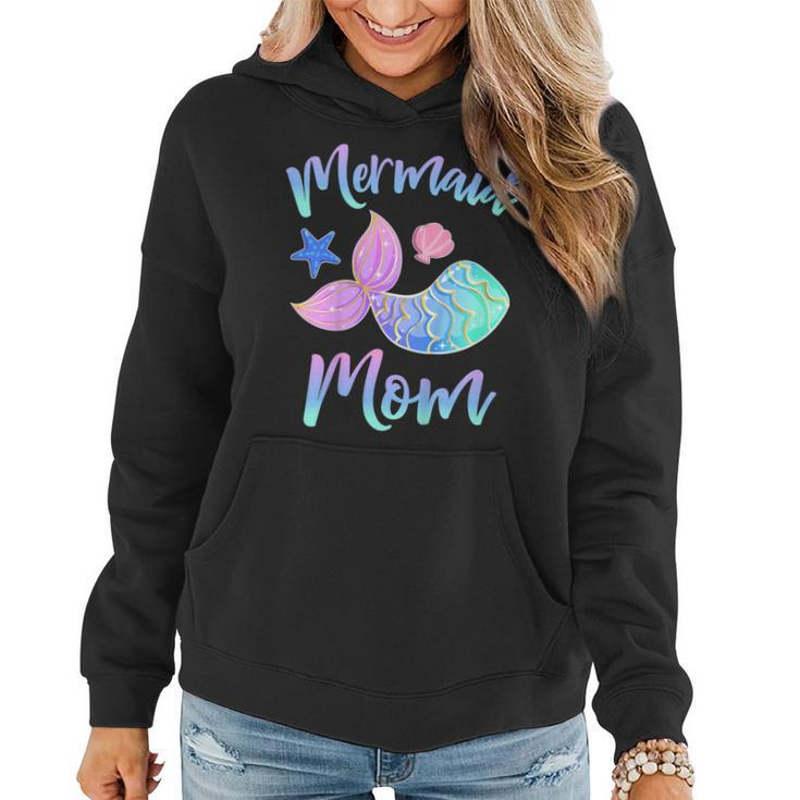Mermaid Mom T Shirt Birthday Squad Gifts For Women Girls Women Hoodie