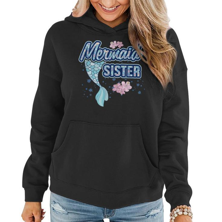 Mermaid Sister T  Squad Matching Birthday Party Gift Women Hoodie