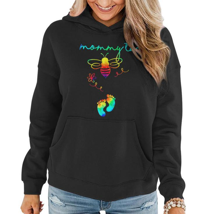 Mommy To Bee Tie Dye Pregnancy Announcement First Time Mom  Women Hoodie