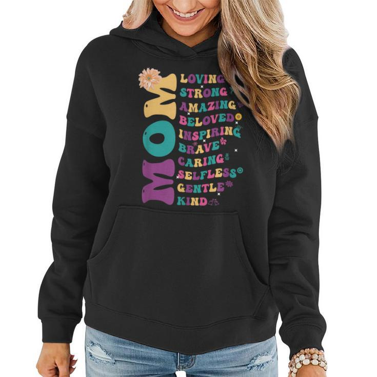 Mothers Day Mom Loving Strong Amazing Best Mom Ever Mommy  Women Hoodie