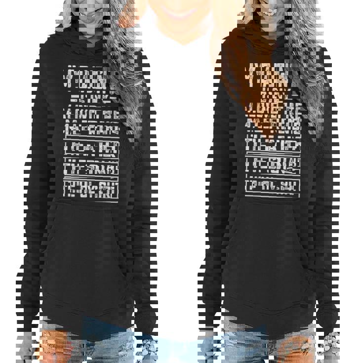 My Daughters Is Allowed Three Friends Father Son Holy Spirit Women Hoodie