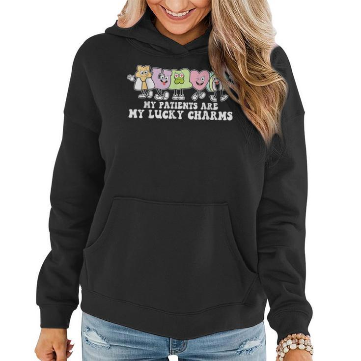 My Patients Are My Lucky Charms St Patricks Day Nurse Squad  V2 Women Hoodie