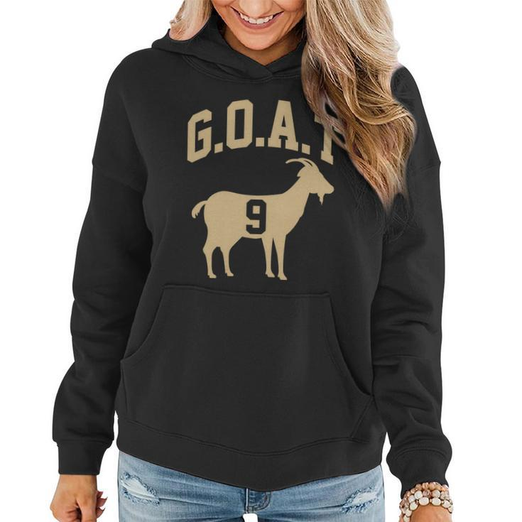 New Orleans Football No 9 Goat Women Hoodie Graphic Print Hooded Sweatshirt