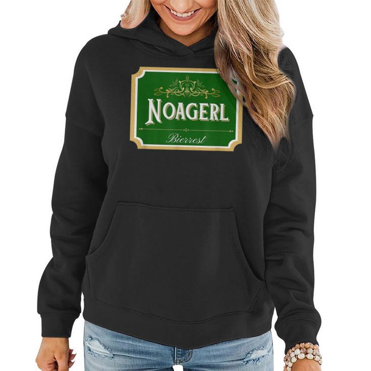 Noagerl Bierrest Noagal Fake Bier Brauerei Dialekt Spruch Frauen Hoodie