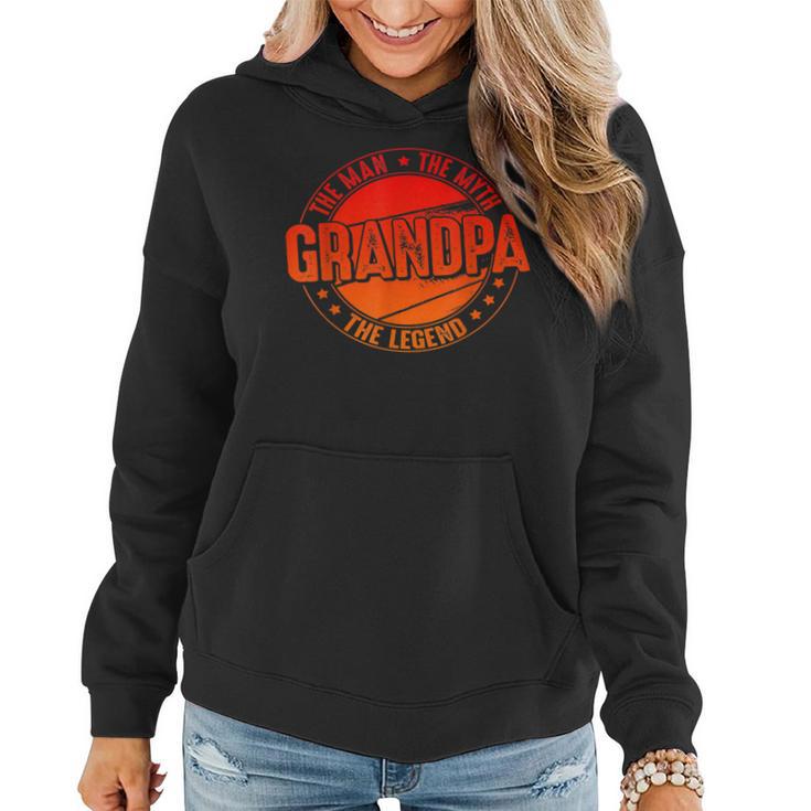 Opa Man Myth Legend Lustiger Vatertag Opa V2 Frauen Hoodie