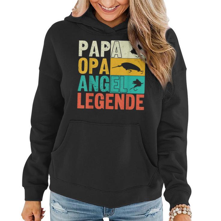 Papa Opa Angel Legende Hoodie, Perfekt für Angler zum Vatertag