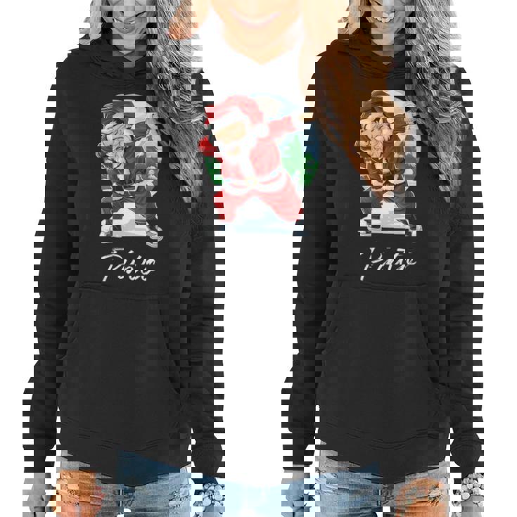 Pinto Name Gift Santa Pinto Women Hoodie