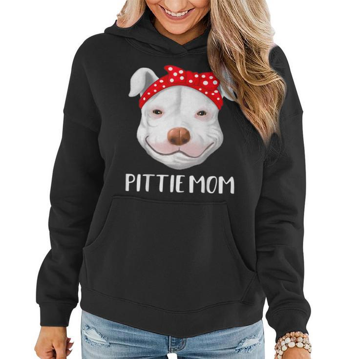 Pitbull Dog Lovers Pittie Mom Mothers Day Pit Bull  Women Hoodie
