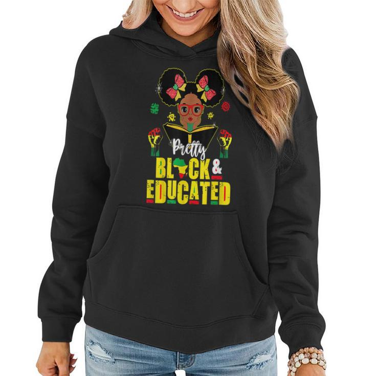 Pretty Black And Educated I Am The Strong African Queen  V9 Women Hoodie