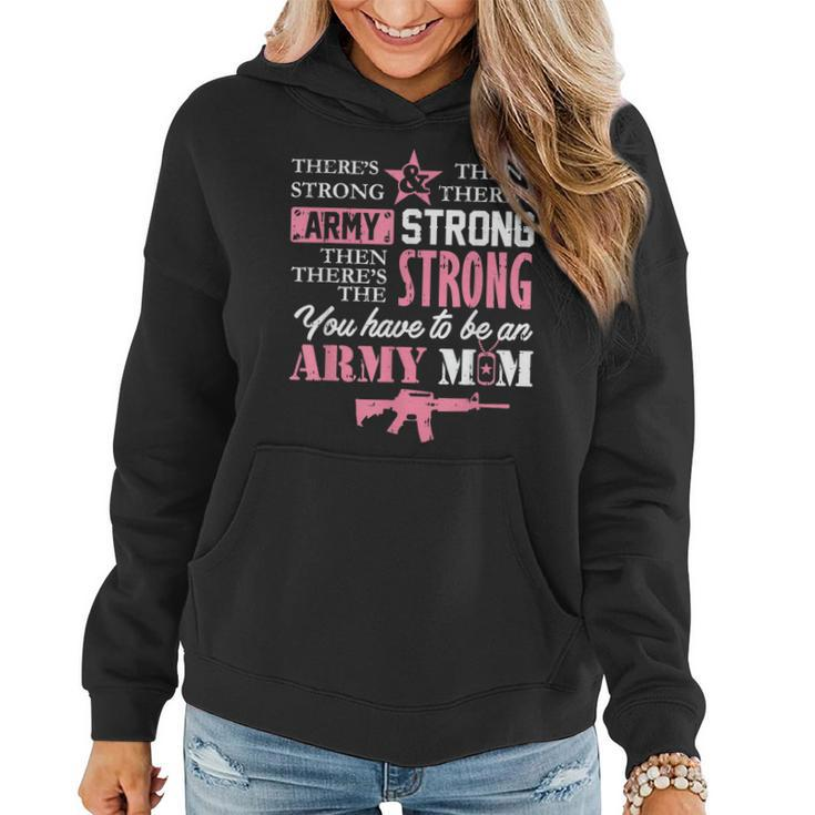 Proud Army Mom Proud Military Mommy Mothers Day Gift   Women Hoodie