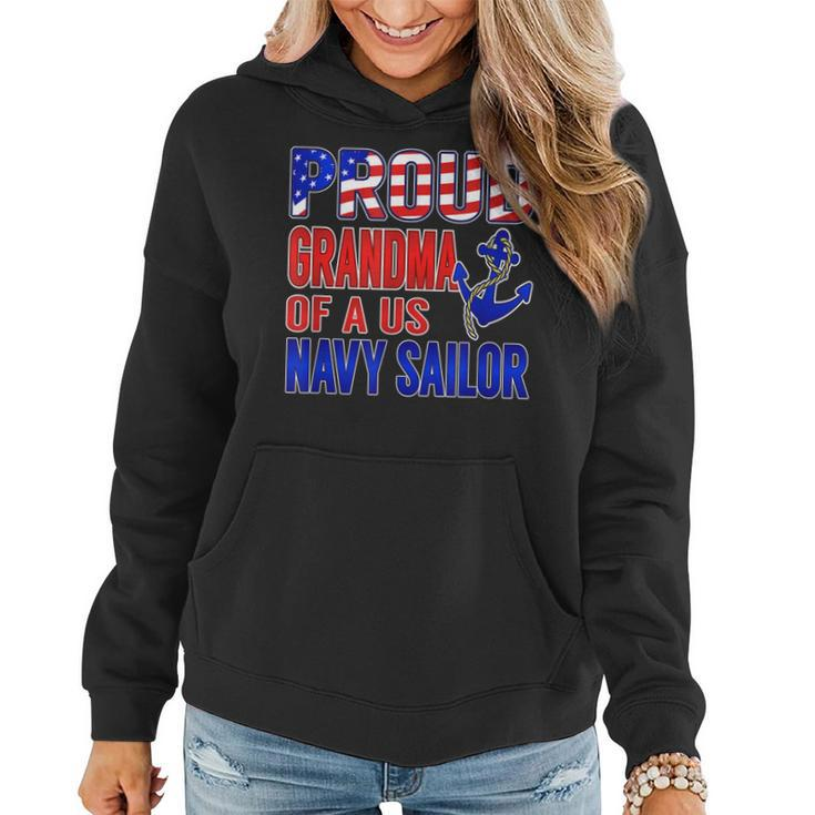 Proud Grandma Of A Sailor Soldier  Women Hoodie