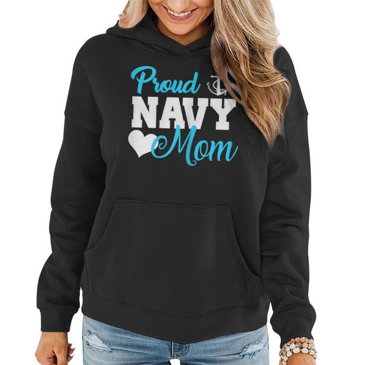 Proud Navy Mom Military Family Navy Mom Gifts Women   Gift For Womens Women Hoodie