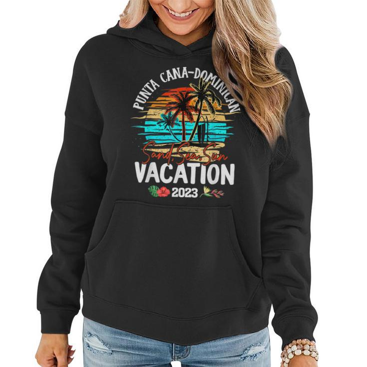 Punta Cana Dominican Vacation 2023 Matching Family Group  Women Hoodie
