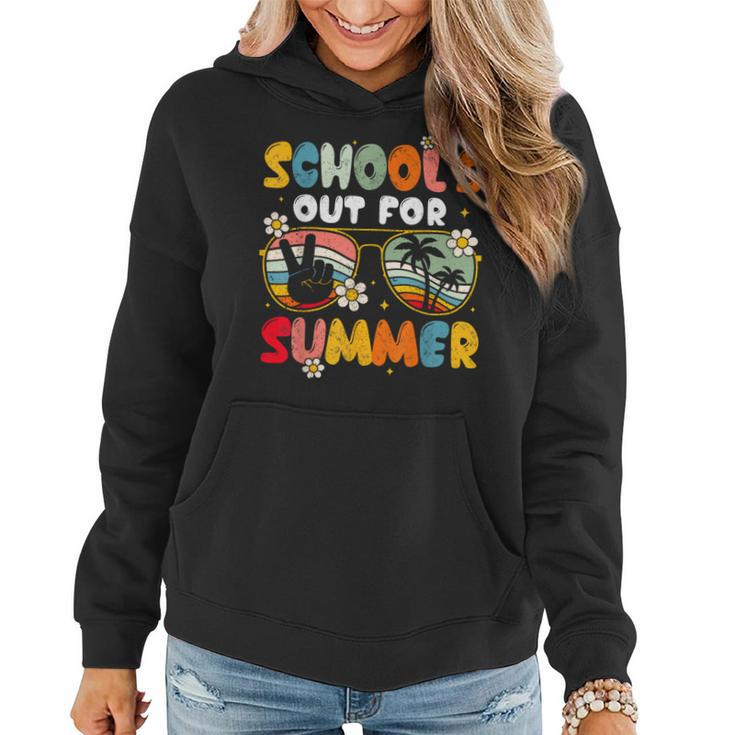 Retro Last Day Of Schools Out For Summer Teacher Boys Girls  Women Hoodie