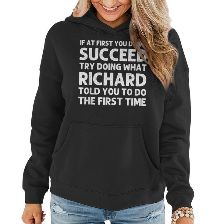 Richard Gift Name Personalized Birthday Funny Christmas Joke  Women Hoodie