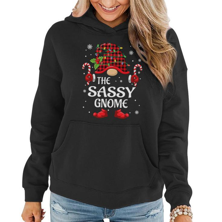 Sassy Gnome Family Christmas Pajama Sassy Gnome Tshirt Women Hoodie