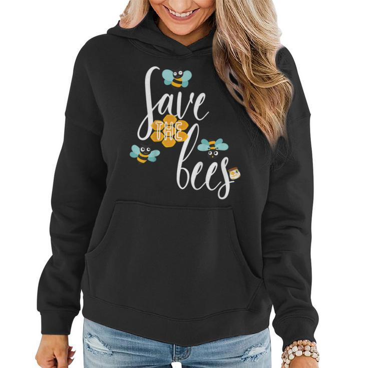 Save The Bees Tshirt Planet Earth Day Beekeeper Beekeeping Women Hoodie