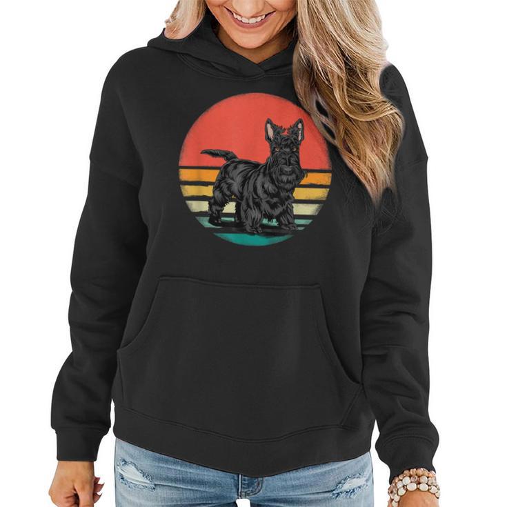 Scottish Terrier Hundeliebhaber Im Retro-Stil 70Er-Jahre Frauen Hoodie