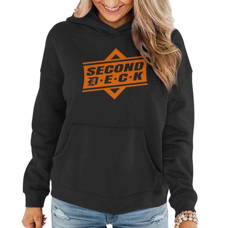 Second Deck T-Shirt Women Hoodie Graphic Print Hooded Sweatshirt