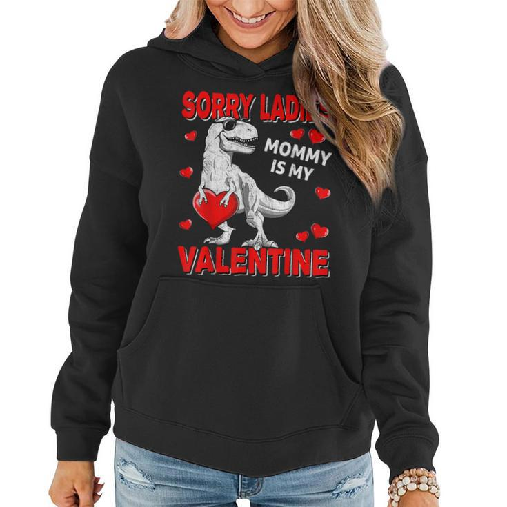 Sorry Ladies Mommy Is My Valentine Day  For Boys Funny  V3 Women Hoodie