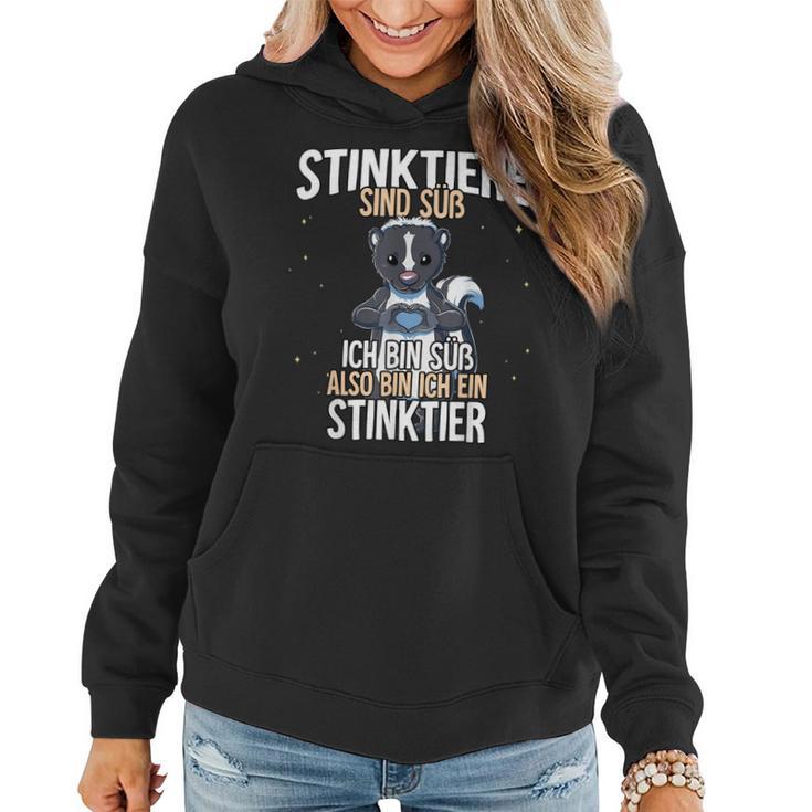 Stinktiere Sind Süß Stinktier Frauen Hoodie