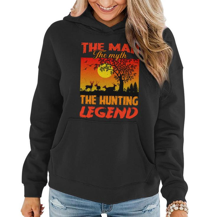 The Man The Myth The Hunting Legend Women Hoodie