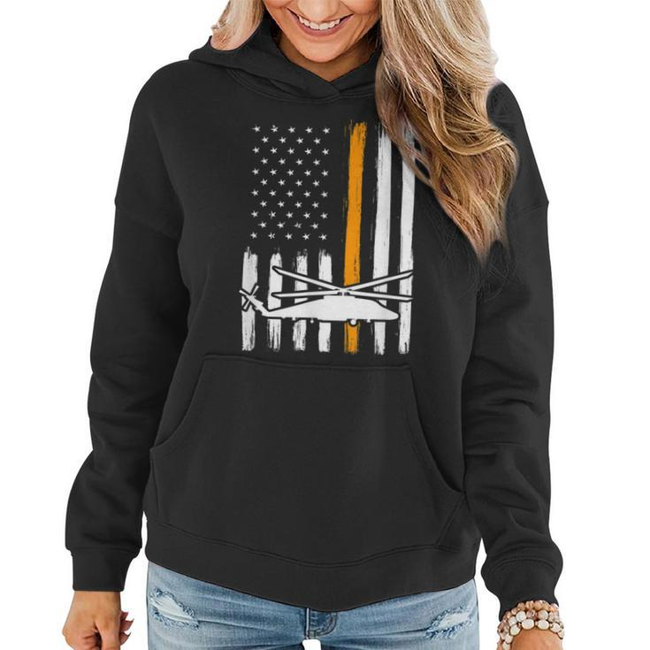 Thin Orange Line Search And Rescue - Retired Coast Guard  Women Hoodie