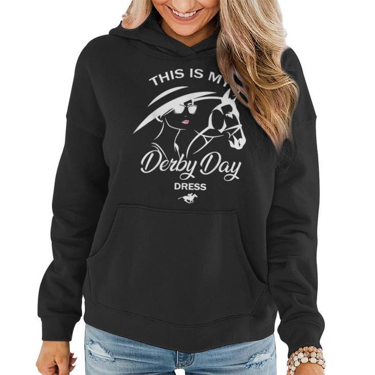 This Is My Derby Day Dress Funny Ky Derby Horse  Women Hoodie