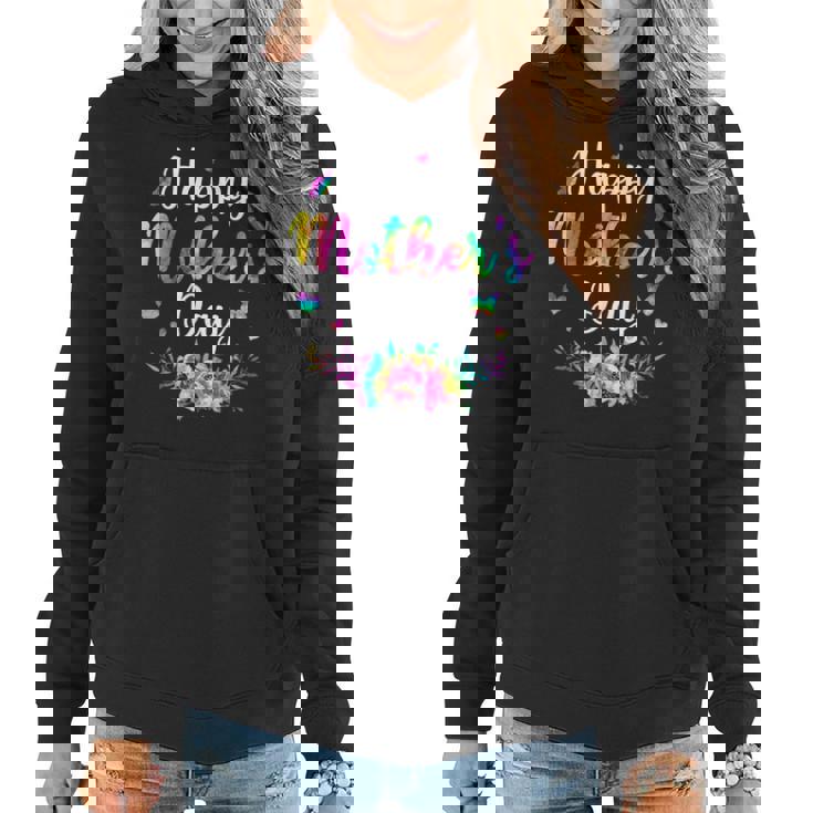 Tie-Dye Happy Mothers Day Funny Women Mothers Day  Women Hoodie