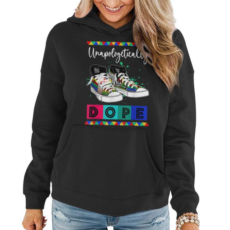 Unapologetically Shoes Black History Month Black History  Women Hoodie