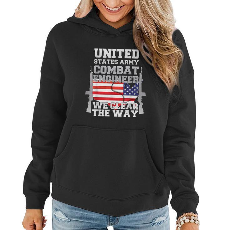 Us Army Combat Engineer 12B Military Pride Women Hoodie Graphic Print Hooded Sweatshirt