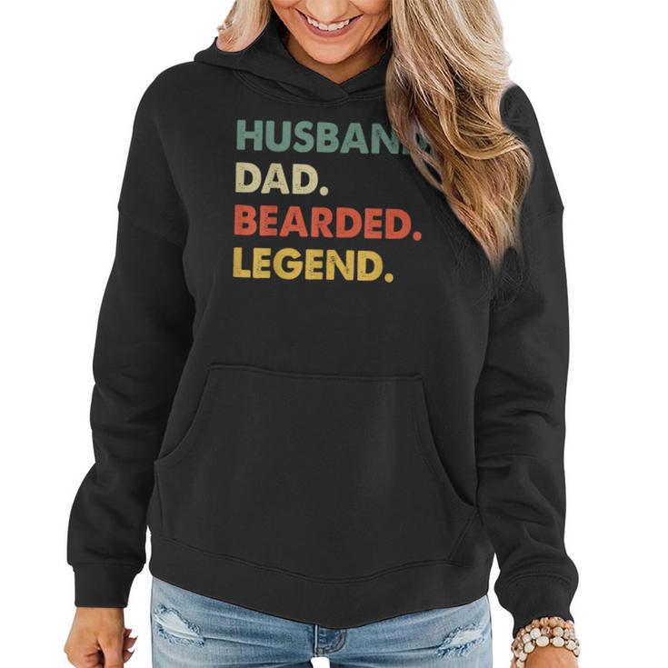 Vintage Beard Husband Dad Bearded Legend Men Frauen Hoodie