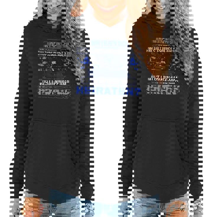 Willst Du Meine Mama Heiraten Verlobung Liebe Heiratsantrag Frauen Hoodie
