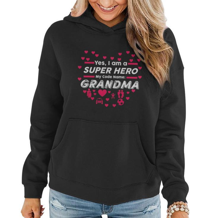 Womens Grandma Superhero Tshirt Super Hero Womens Gift Tee Women Hoodie Graphic Print Hooded Sweatshirt
