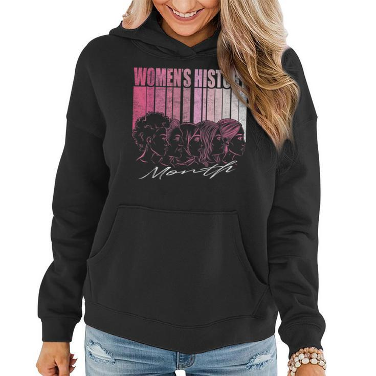Womens History Month For Feminist Womens Rights March Month  Women Hoodie
