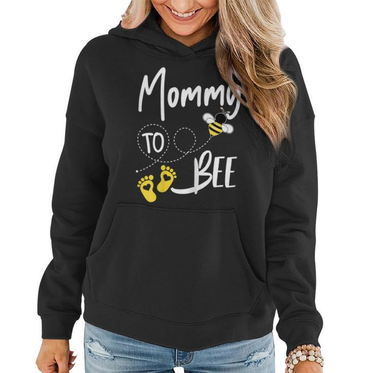 Womens Mommy To Bee  Cute Pregnancy Announcement Gift  Women Hoodie