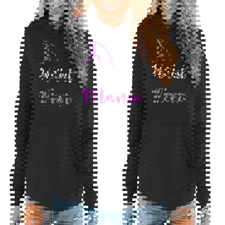 Womens Pole Vault Mama Track And Field Mother Vaulter Vaulting Mom  Women Hoodie