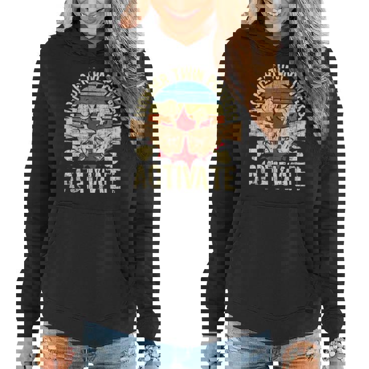 Wonder Twin Powers Activate - Twins Brother Sister Sibling  Women Hoodie
