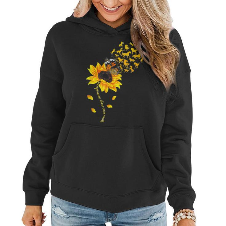 You Are My Sunshine Sunflower Horse  For Men Woman Women Hoodie