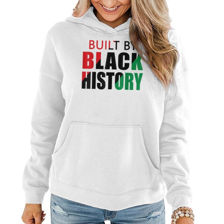 Built By Black History Month Juneteenth For Men Women Kids Women Hoodie Graphic Print Hooded Sweatshirt
