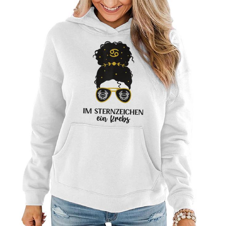 Damen Krebs Zodiac Hoodie, Sternzeichen Geburtstag Design