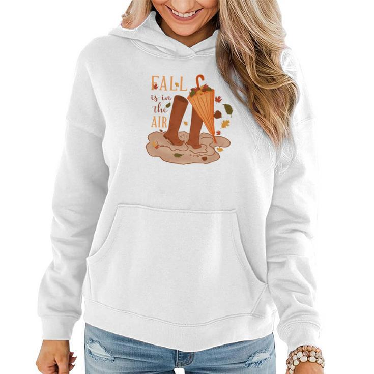 Fall Is In The Air Autumn Gifts Women Hoodie Graphic Print Hooded Sweatshirt