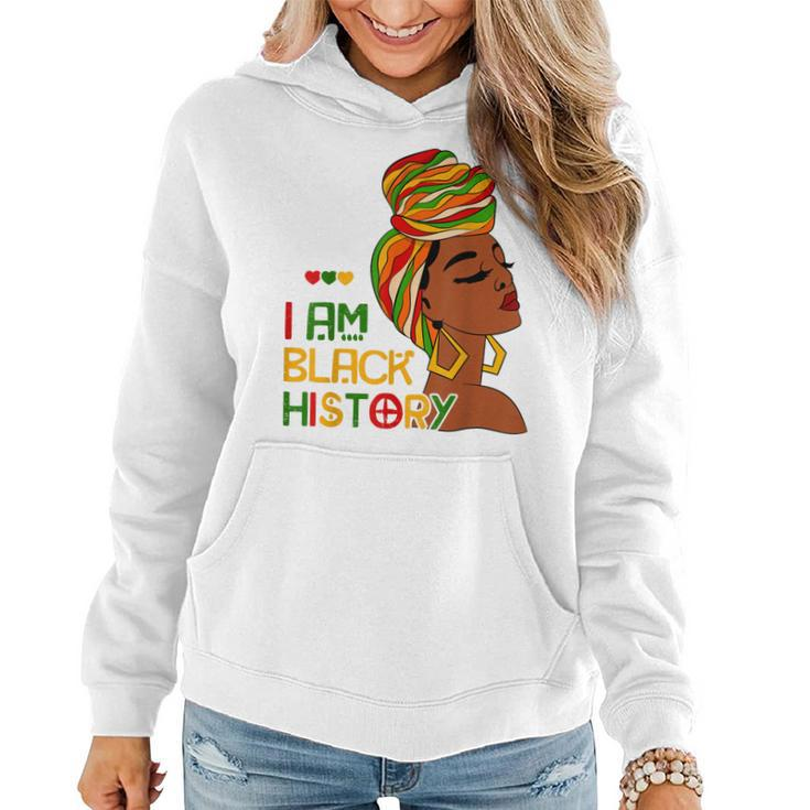 I Am Black History Month African American For Womens Girls  V2 Women Hoodie