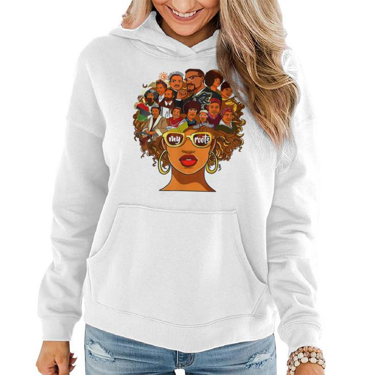 I Love My Roots Black Powerful History Month Pride Dna  Women Hoodie