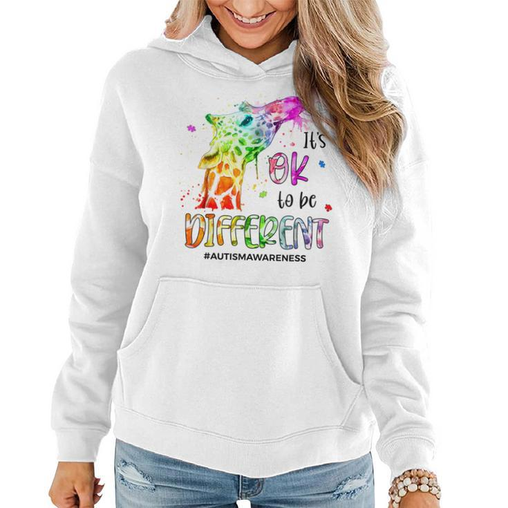 Its Ok To Be Different Autism Awareness Month Women Kid  Women Hoodie