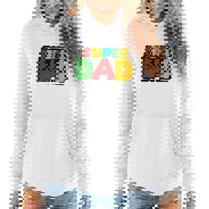 Super Dad Retro Gift Women Hoodie